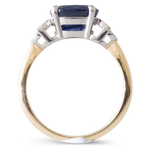 Sapphire and Diamond Ring