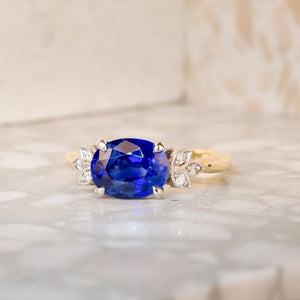 Sapphire and Diamond Ring