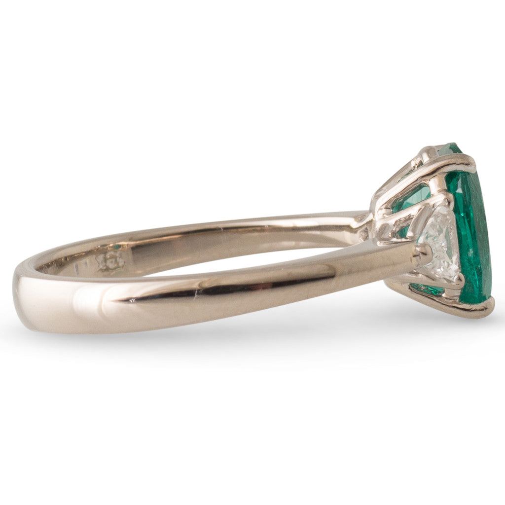 Emerald and Diamond Ring