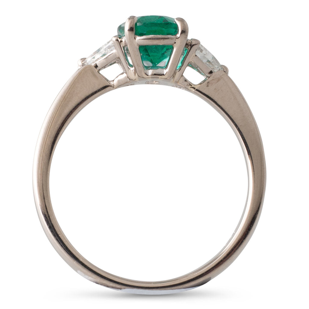 Emerald and Diamond Ring