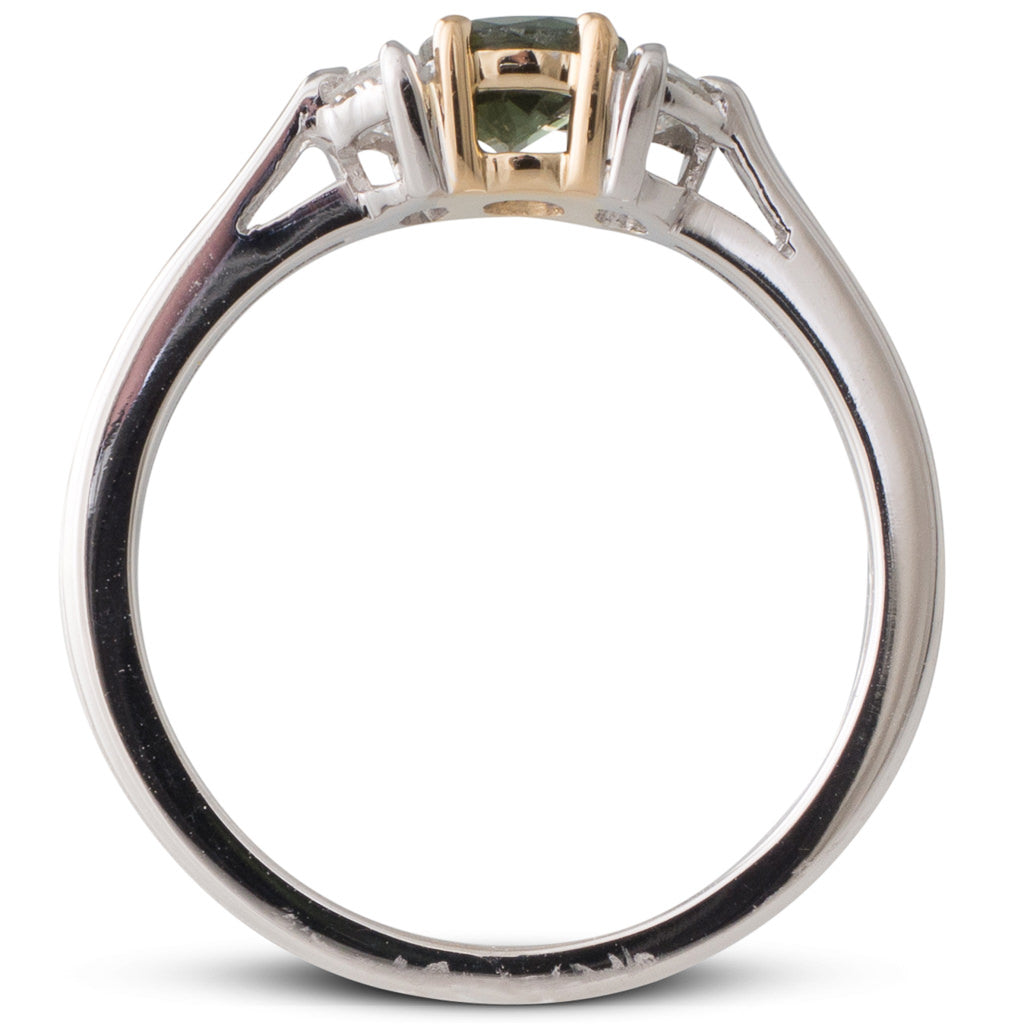 Parti Sapphire & Diamond Ring