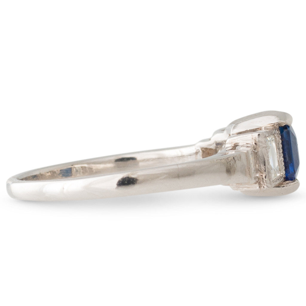 Sapphire & Diamond Ring