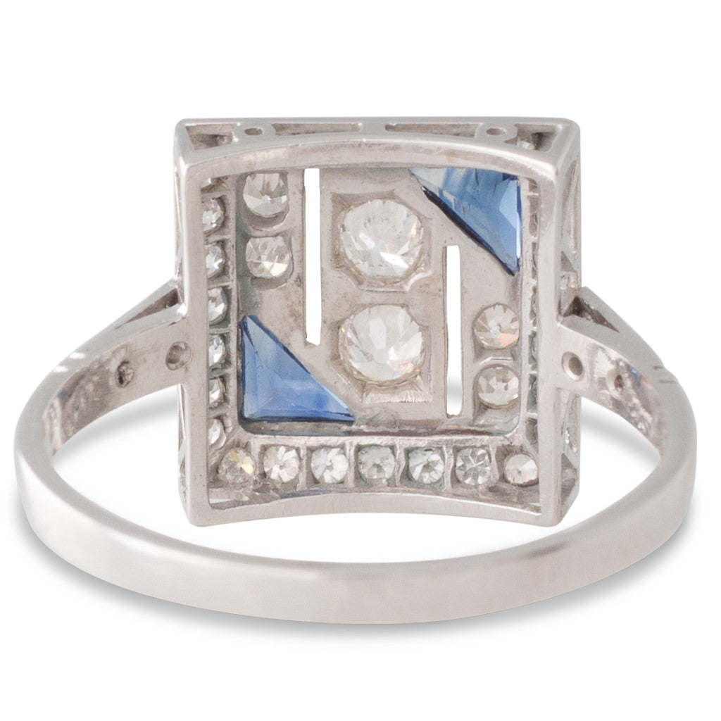 Sapphire & Diamond Ring