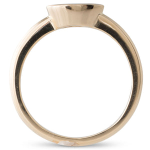 Pear Cut Diamond Solitaire Ring