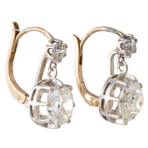 Antique French Diamond Earrings