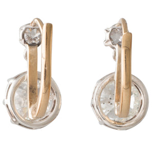 Antique French Diamond Earrings