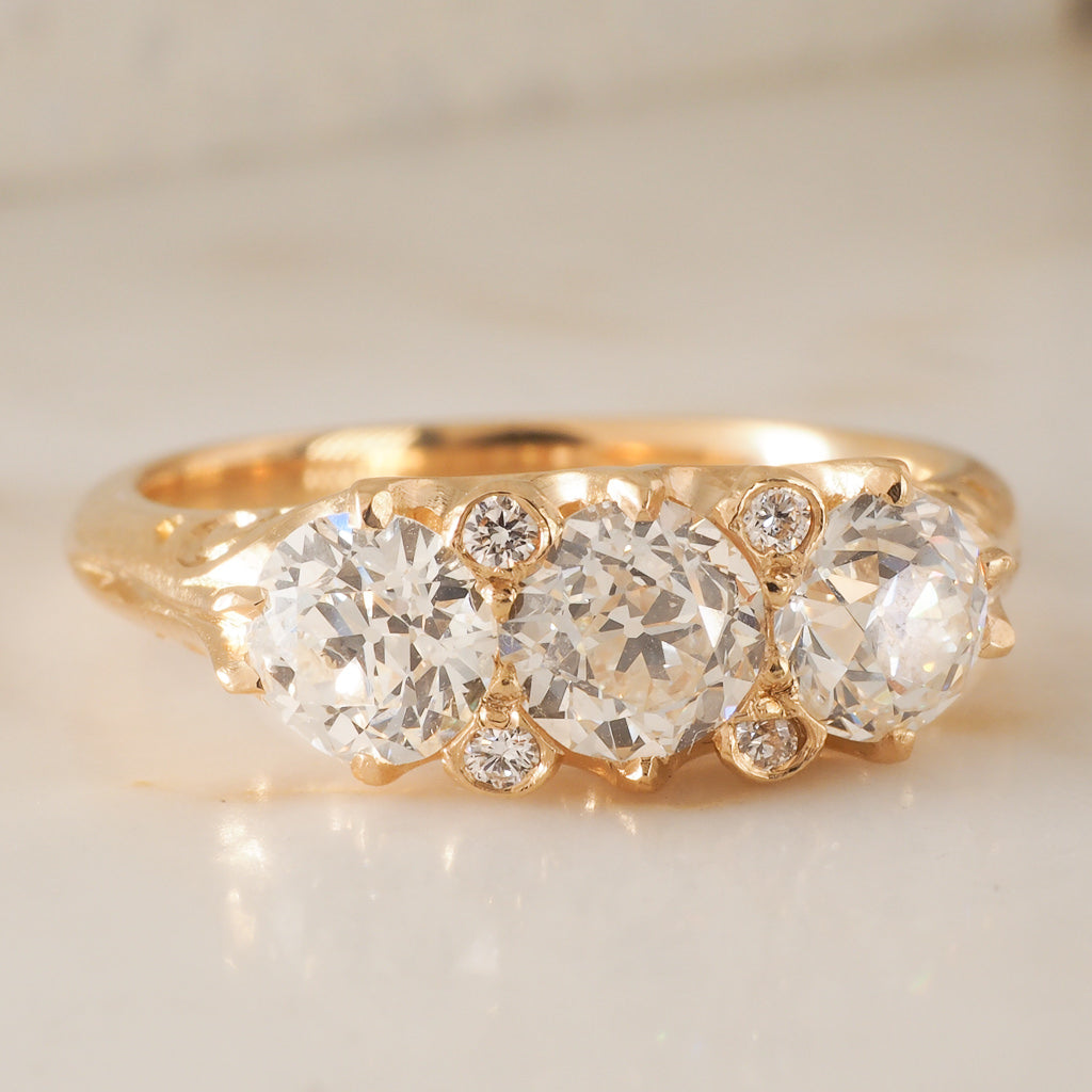 Three Stone Diamond Ring