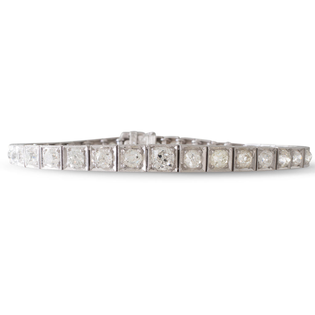 Art Deco Platinum Diamond Bracelet