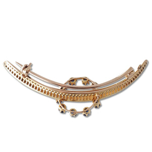 Crescent Moon Brooch