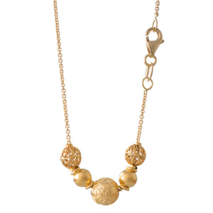 Decorative Bead Slider Necklace