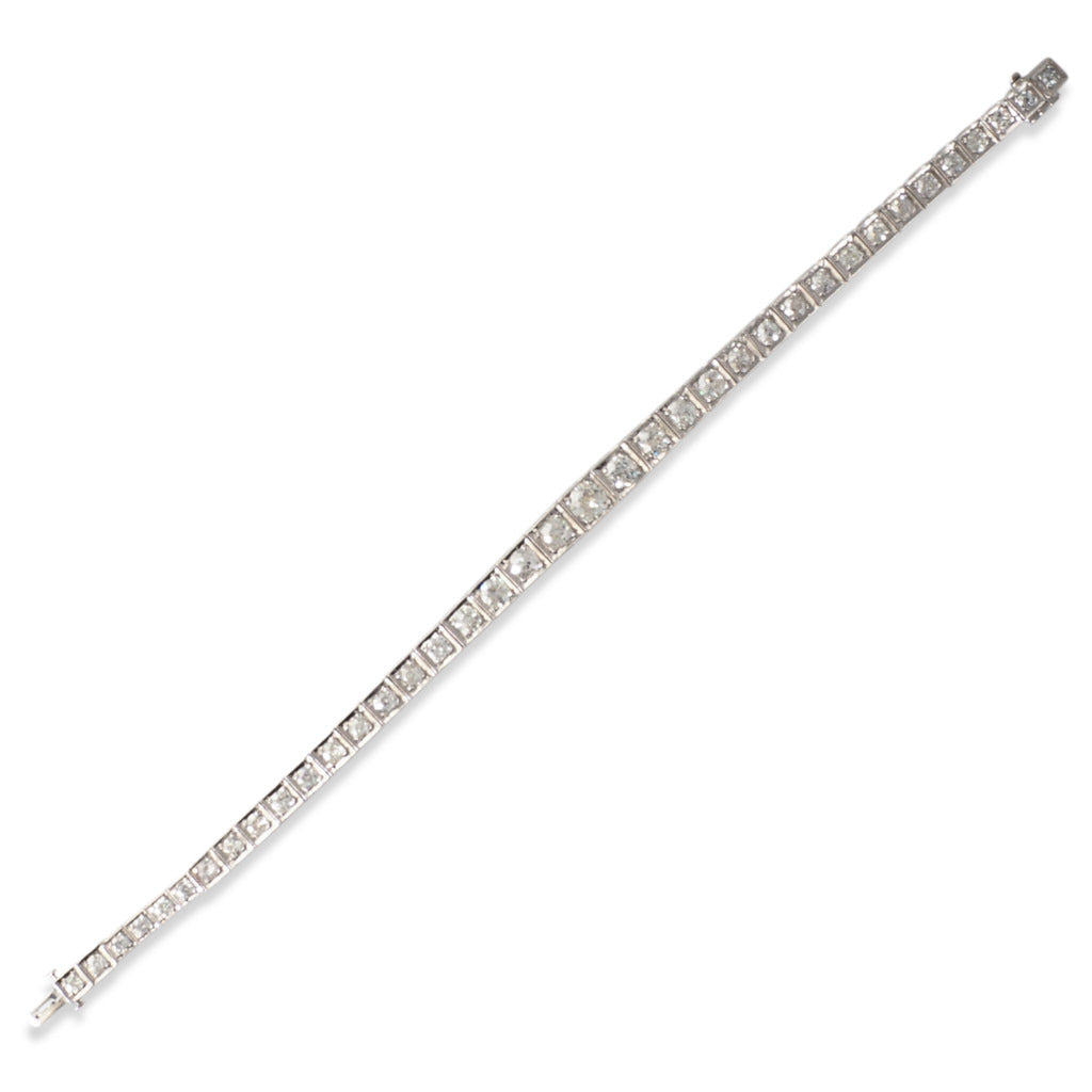 Antique Diamond Line Bracelet