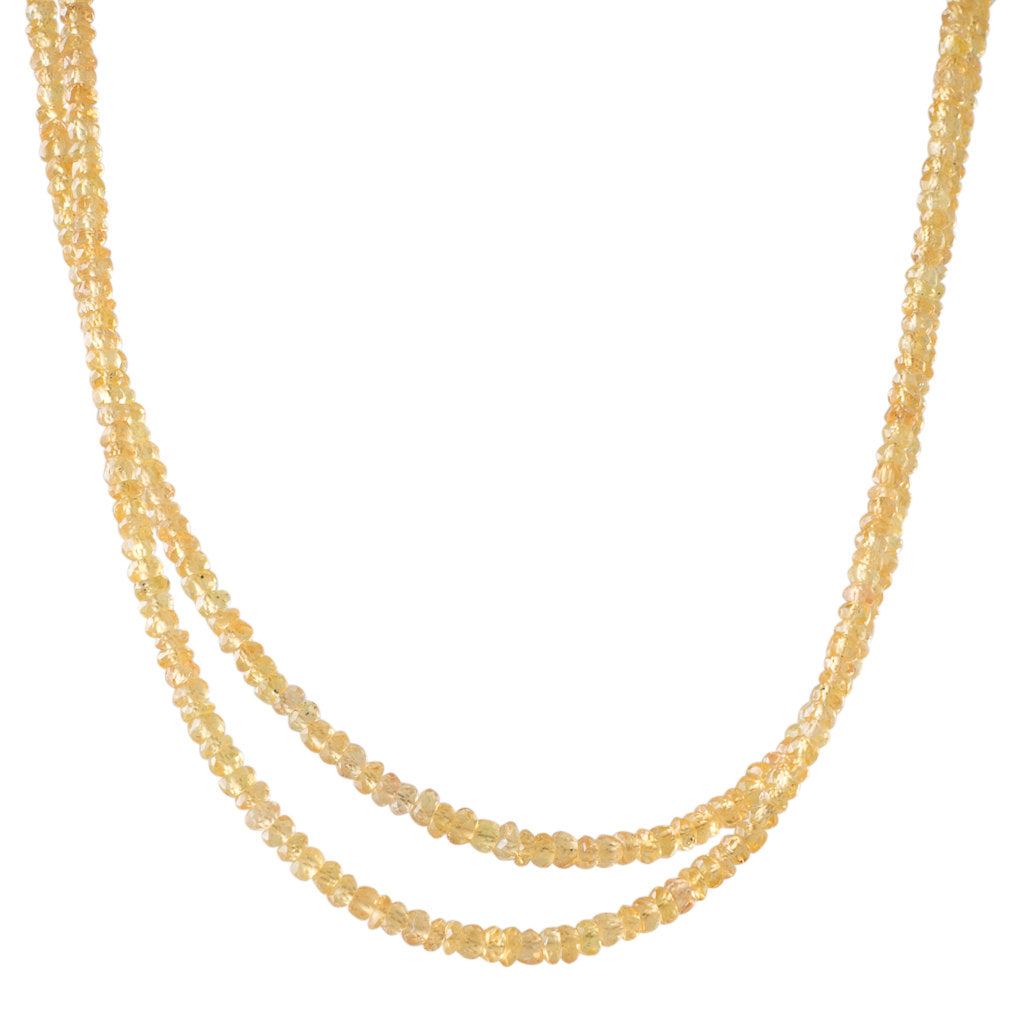 Double Strand Yellow Sapphires