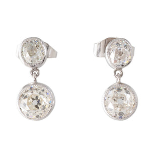 Diamond Drop Earrings
