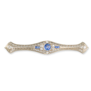 Art Deco Bar Brooch