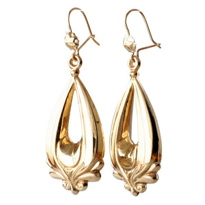 Antique Gold Drop Earrings