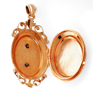 Antique Rose Gold Locket