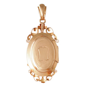 Antique Rose Gold Locket