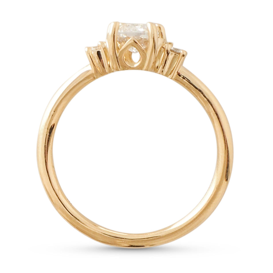 1.00ct Rectangular Diamond Ring