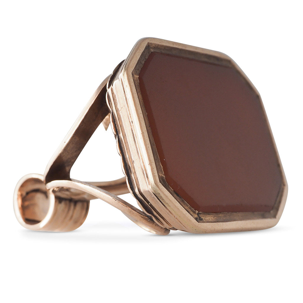 Large Antique Rose Gold Seal