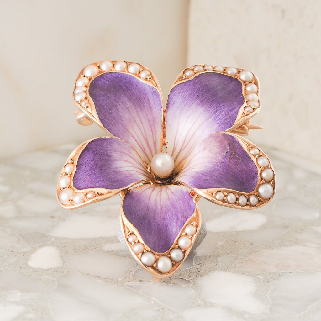 Lilac brooch shop
