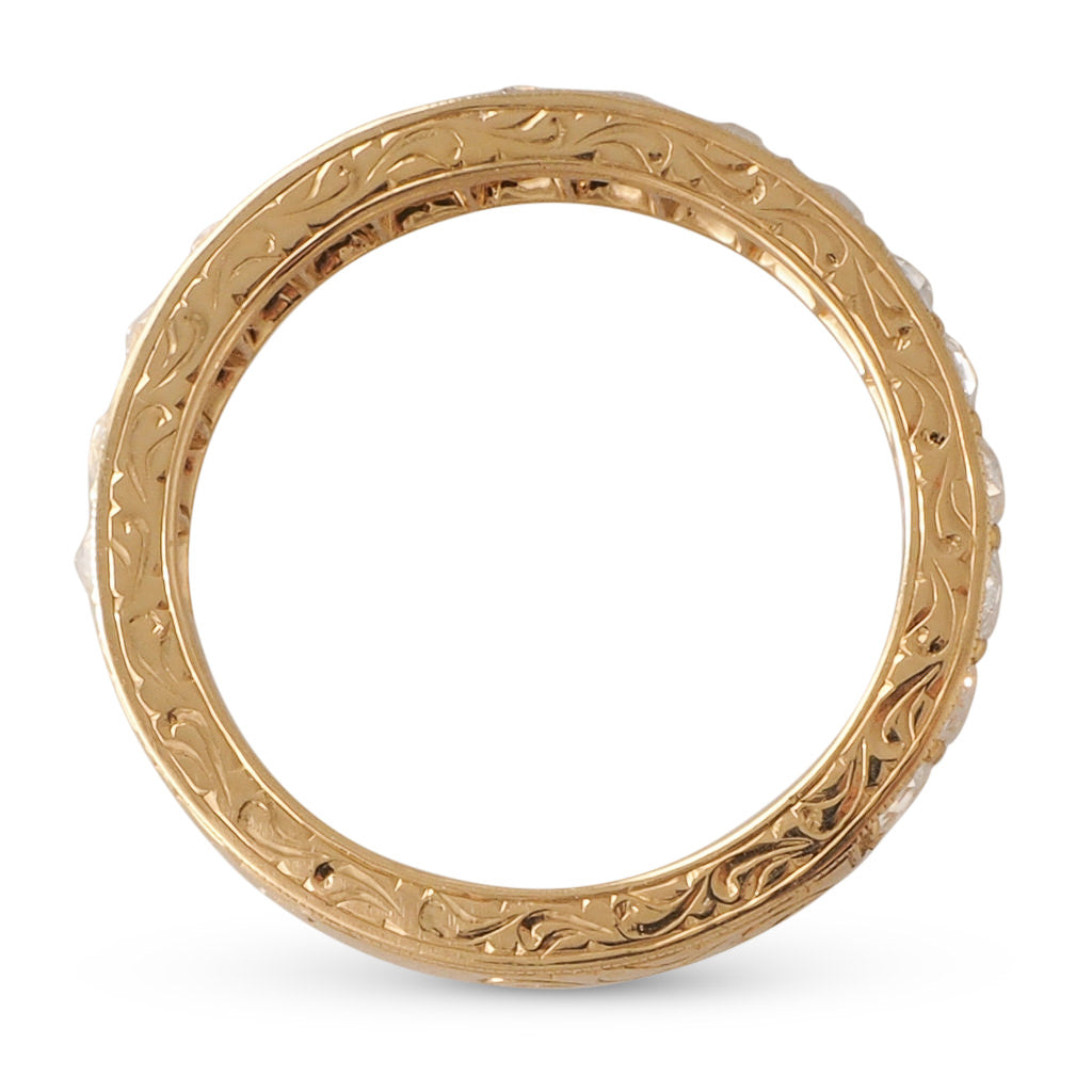 Rose Cut Diamond Band