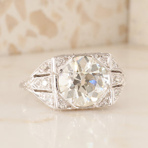 Art Deco 2.51ct Diamond Ring