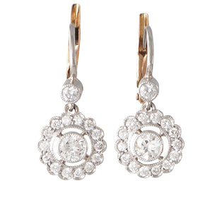 Diamond Cluster Earrings