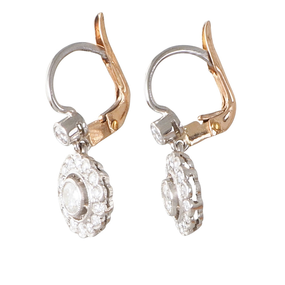 Diamond Cluster Earrings