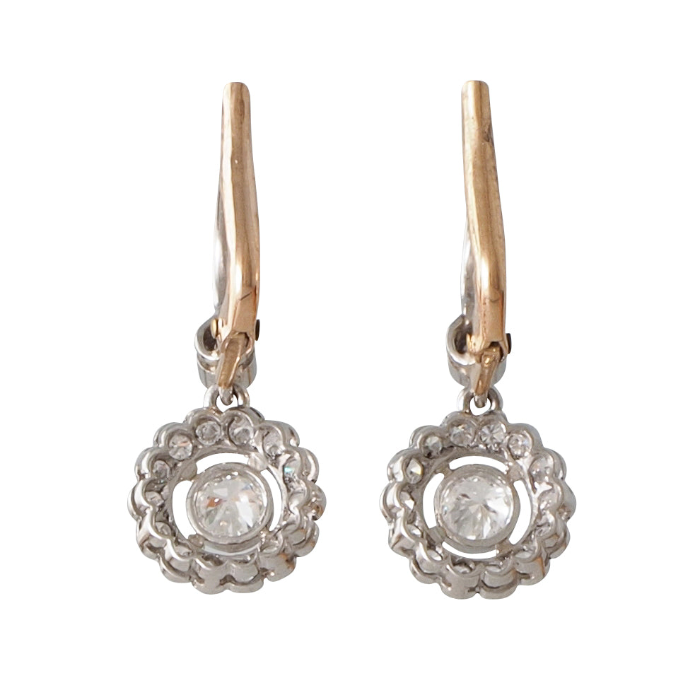 Diamond Cluster Earrings