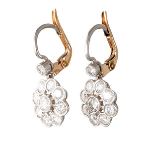Diamond Cluster Earrings