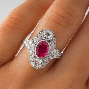 Ruby and Diamond Ring