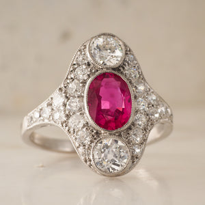 Ruby and Diamond Ring