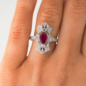 Ruby and Diamond Ring