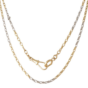 Two Tone Antique Gold Chain