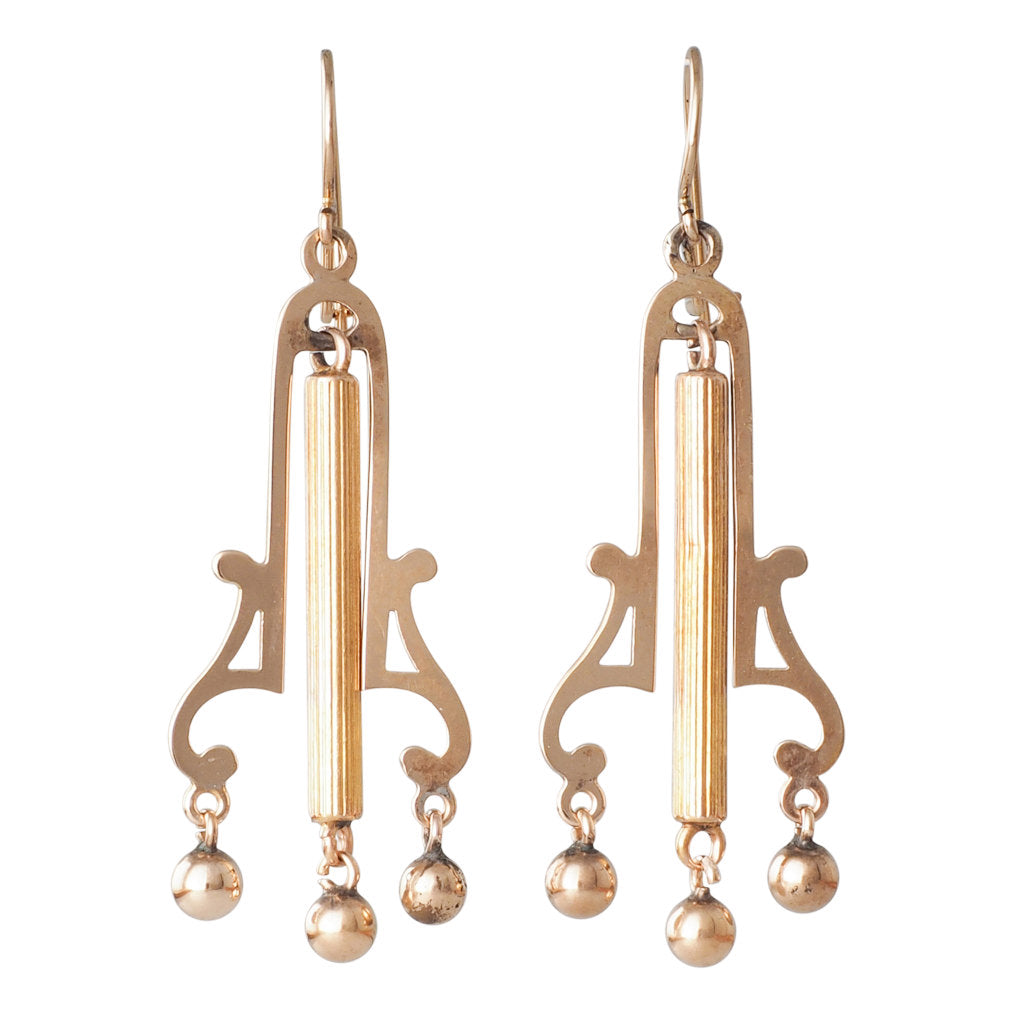 Victorian Gold Earrings