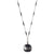 Black Enamel Pendant Watch