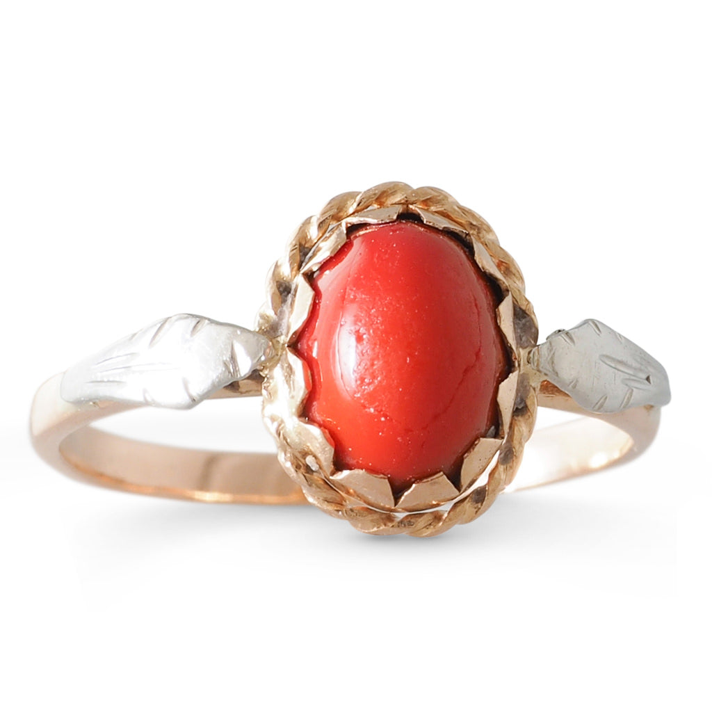 Antique Coral Ring