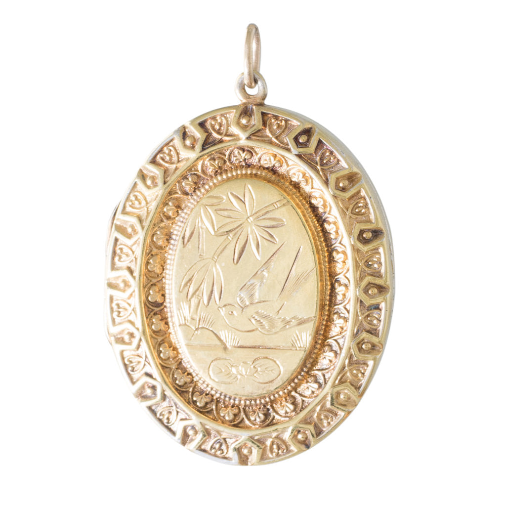 Silver Gilt Locket
