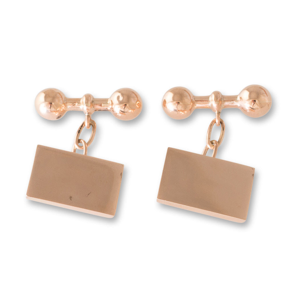 A Pair of Rectangular Cufflinks