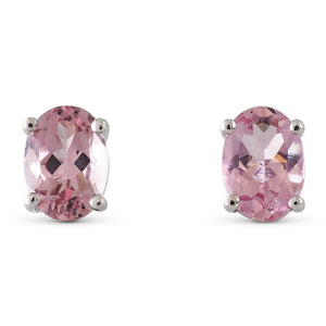 Morganite Stud Earrings