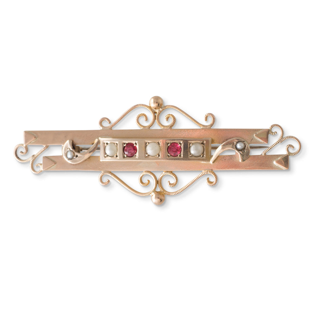 A Double Bar Brooch