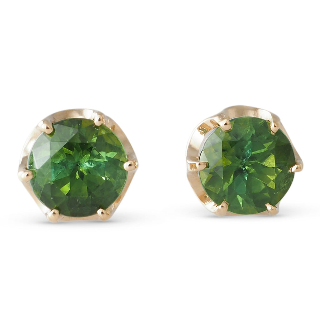 Green Tourmaline Earrings