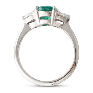 Colombian Emerald and Diamond Ring