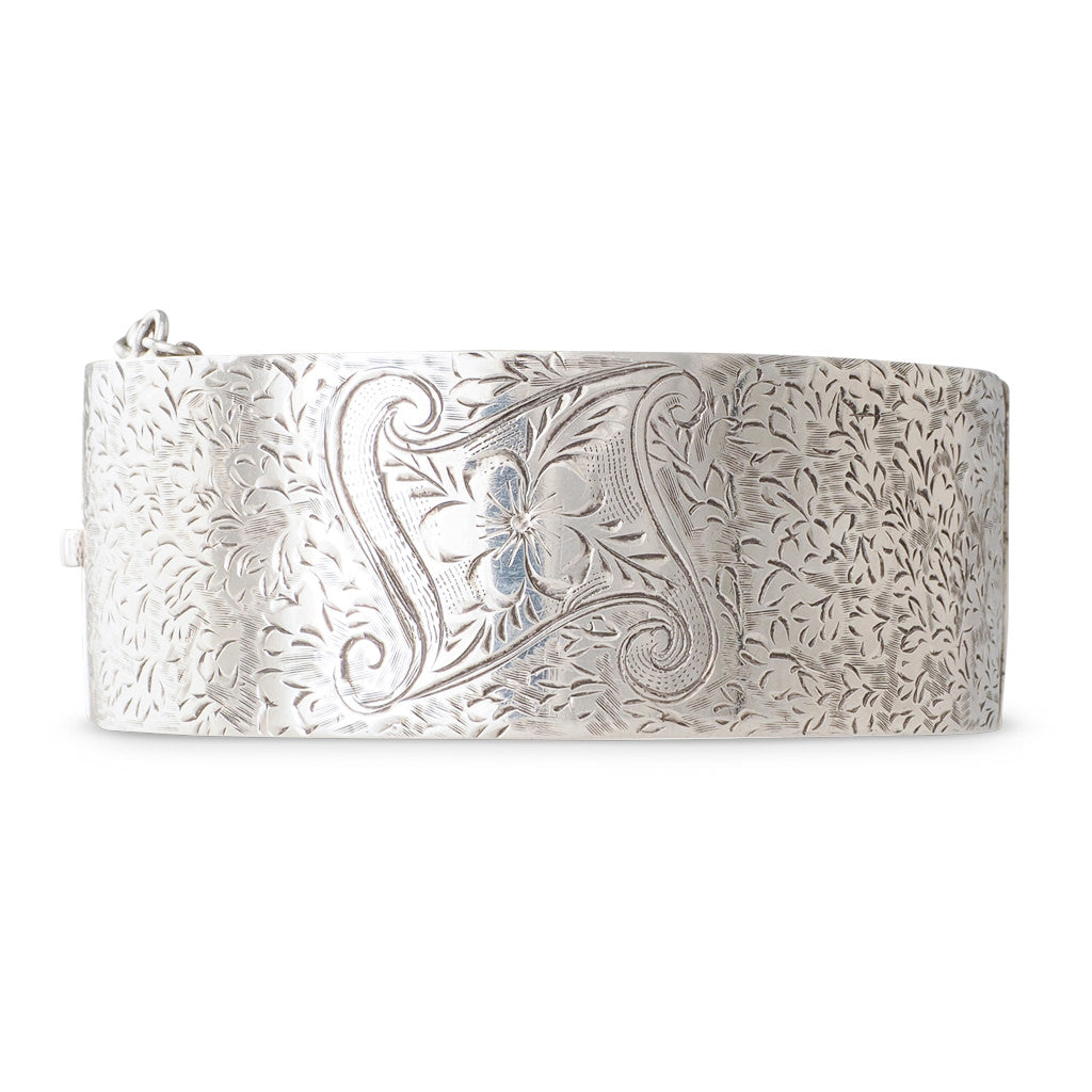 A Silver Buckle Bangle