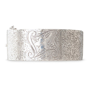 A Silver Buckle Bangle