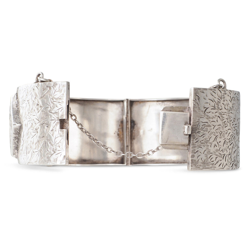 A Silver Buckle Bangle