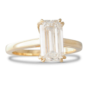 2.02ct Emerald Cut Diamond Ring