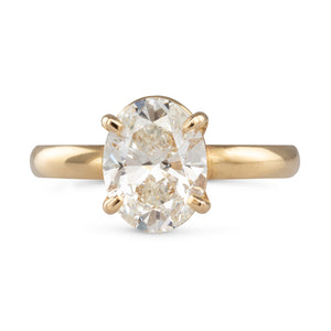2.01ct Oval Diamond Solitaire