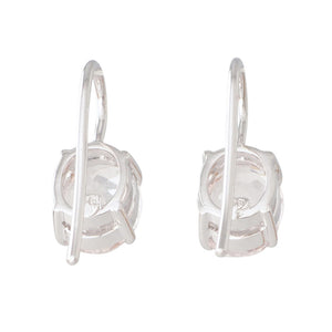 Morganite Hook Earrings