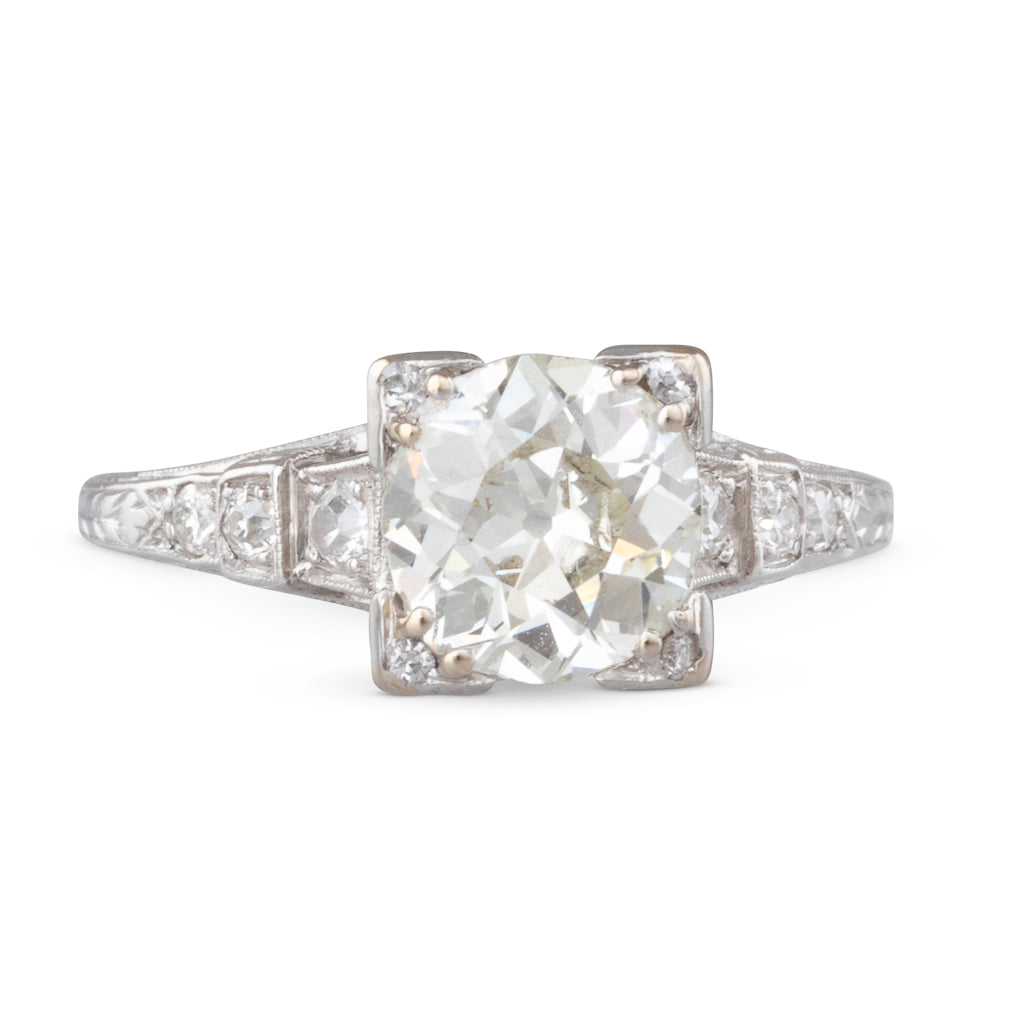 An Art Deco Diamond Solitaire Ring